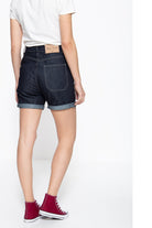 Queen Kerosin - Damenshorts mit verstecktem Verschluss