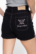 Queen Kerosin - Damenshorts mit verstecktem Verschluss