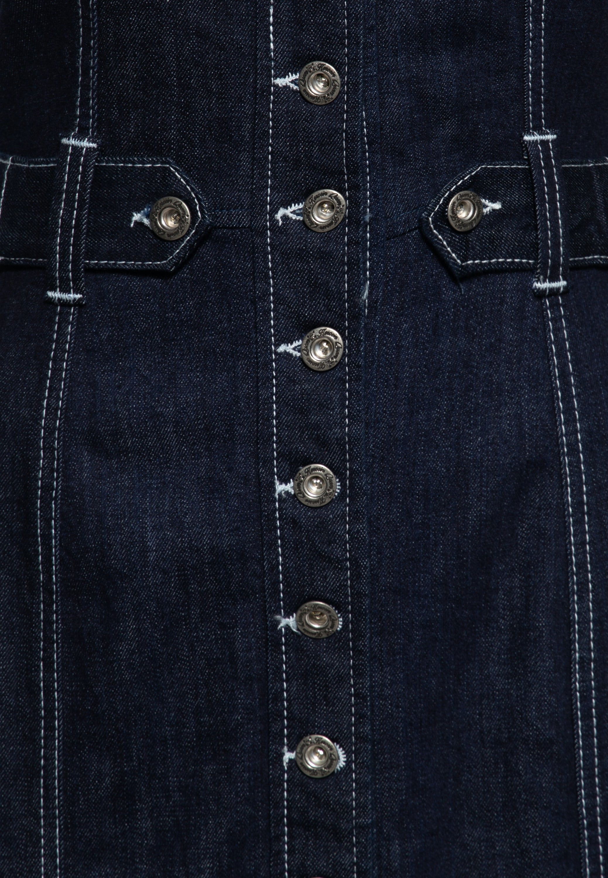 Queen Kerosin - Denim Bleistiftkleid