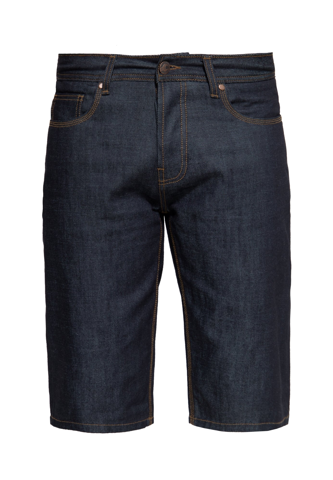 King Kerosin - Denim Shorts mit Pintstripe Stitching «50s Workwear»