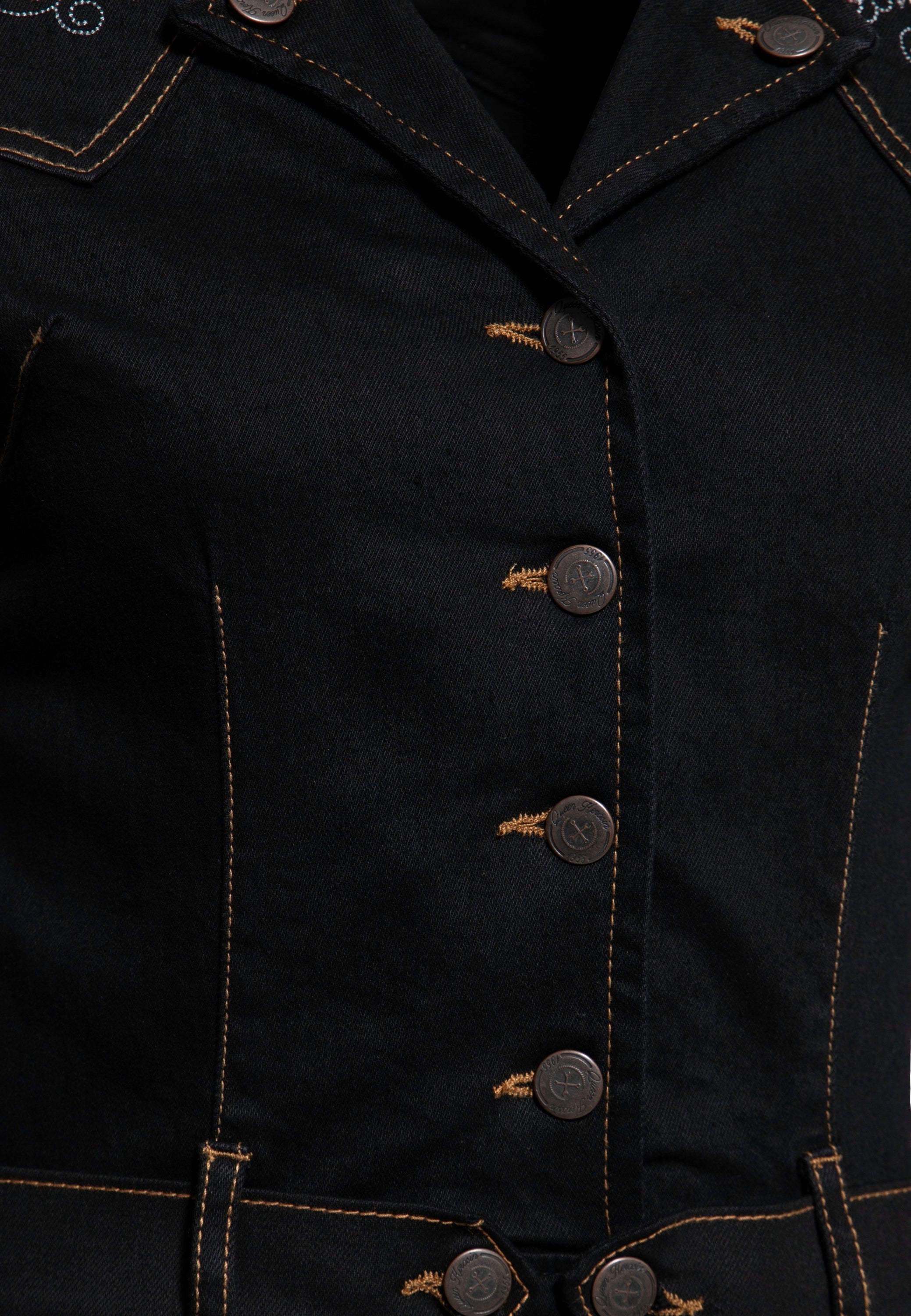 Queen Kerosin - Denim Swing Kleid