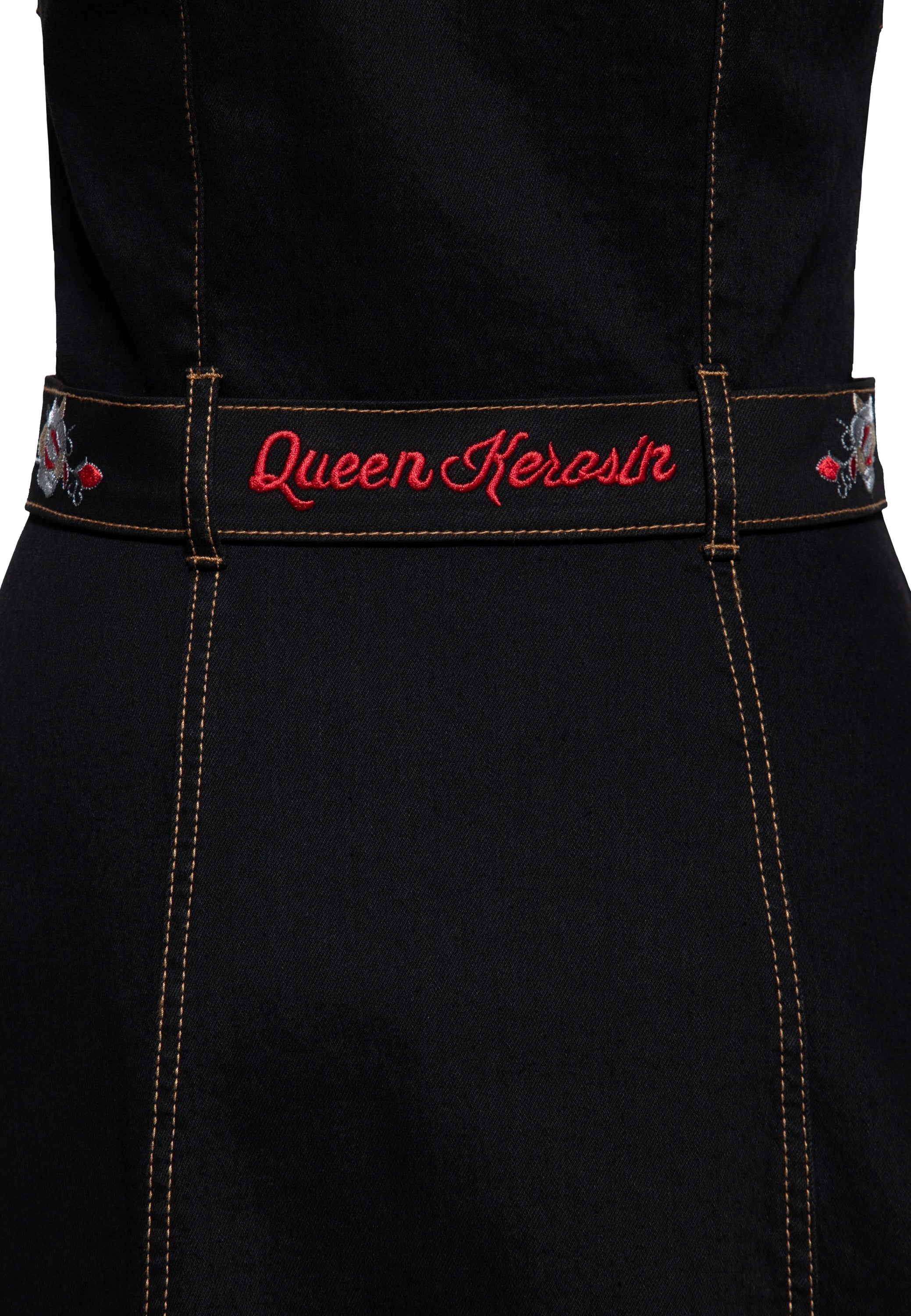 Queen Kerosin - Denim Swing Kleid