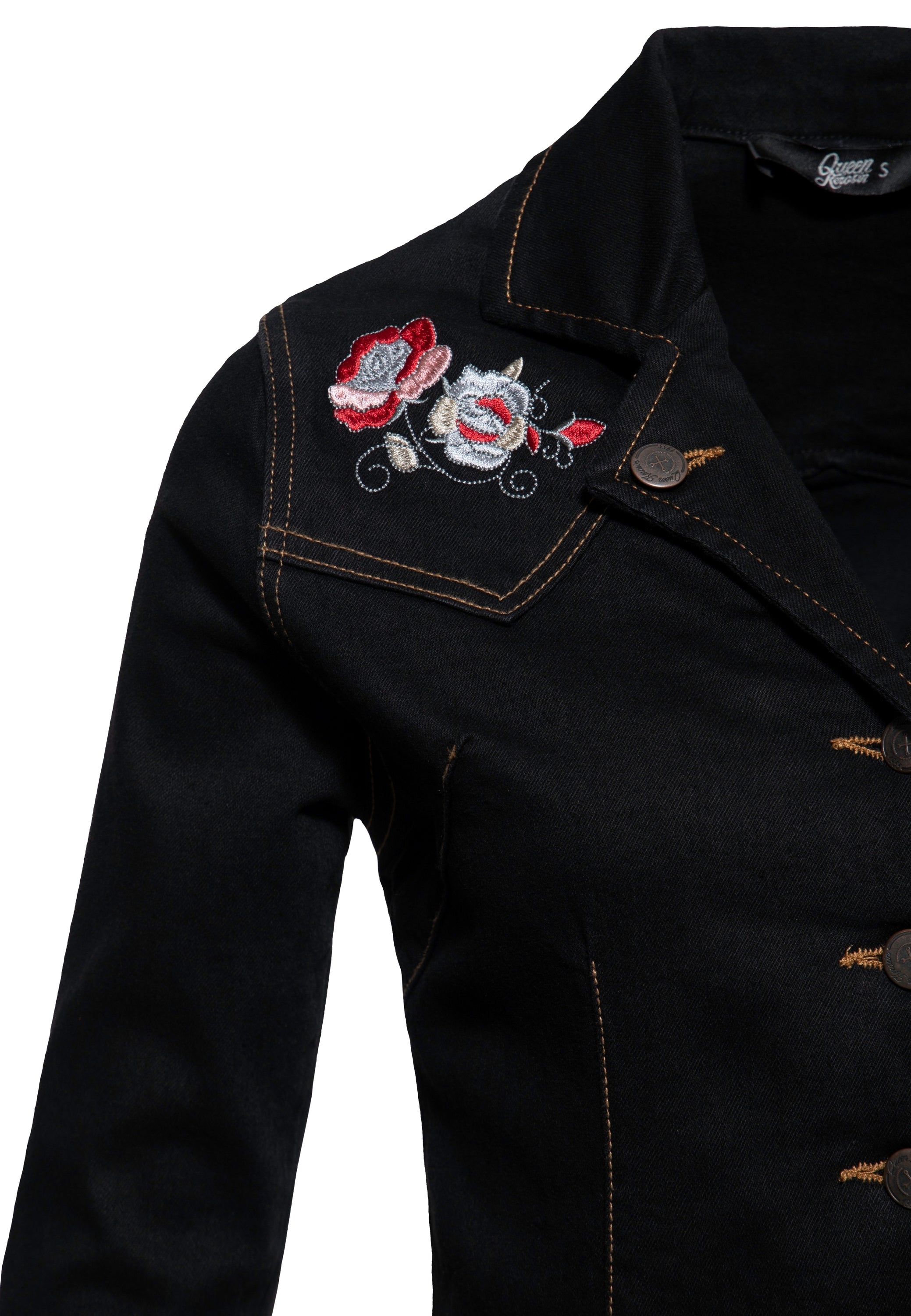 Queen Kerosin - Denim Swing Kleid