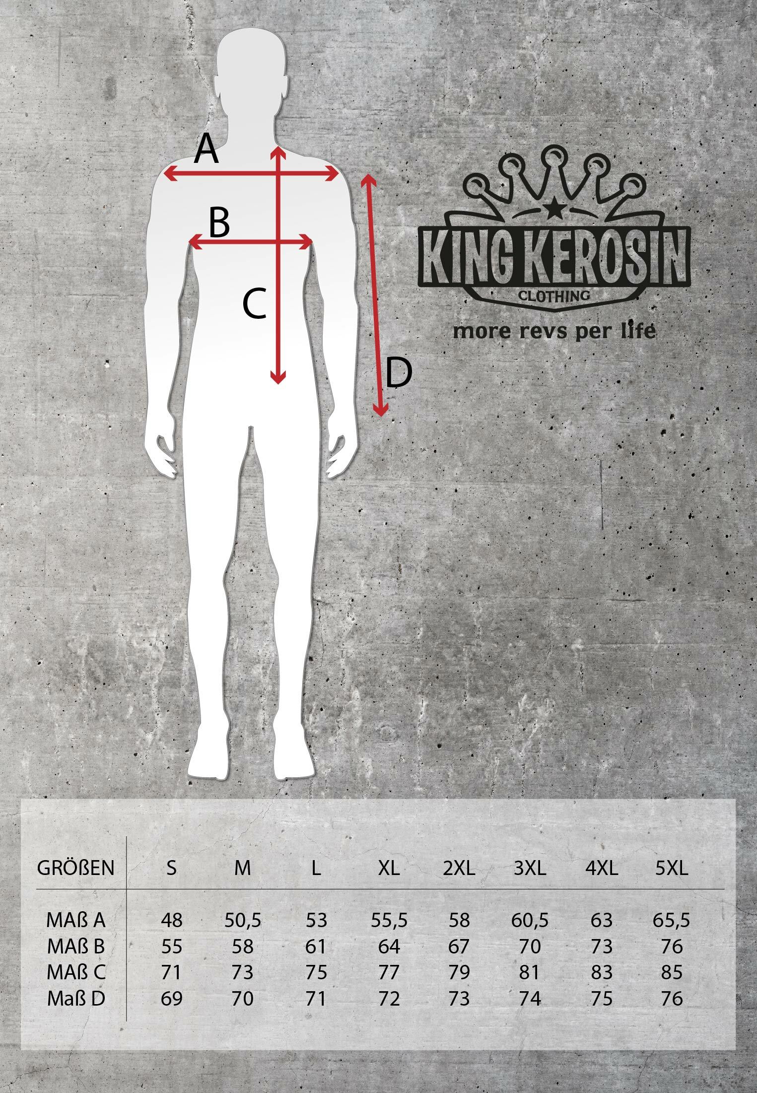 Funktionshemd «Chopper ´till Death» Hemden - Langarm von King Kerosin