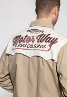 King Kerosin - Gabardine Jacke «Motorway Oils»