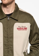 King Kerosin - Gabardine Jacke «Motorway Oils»