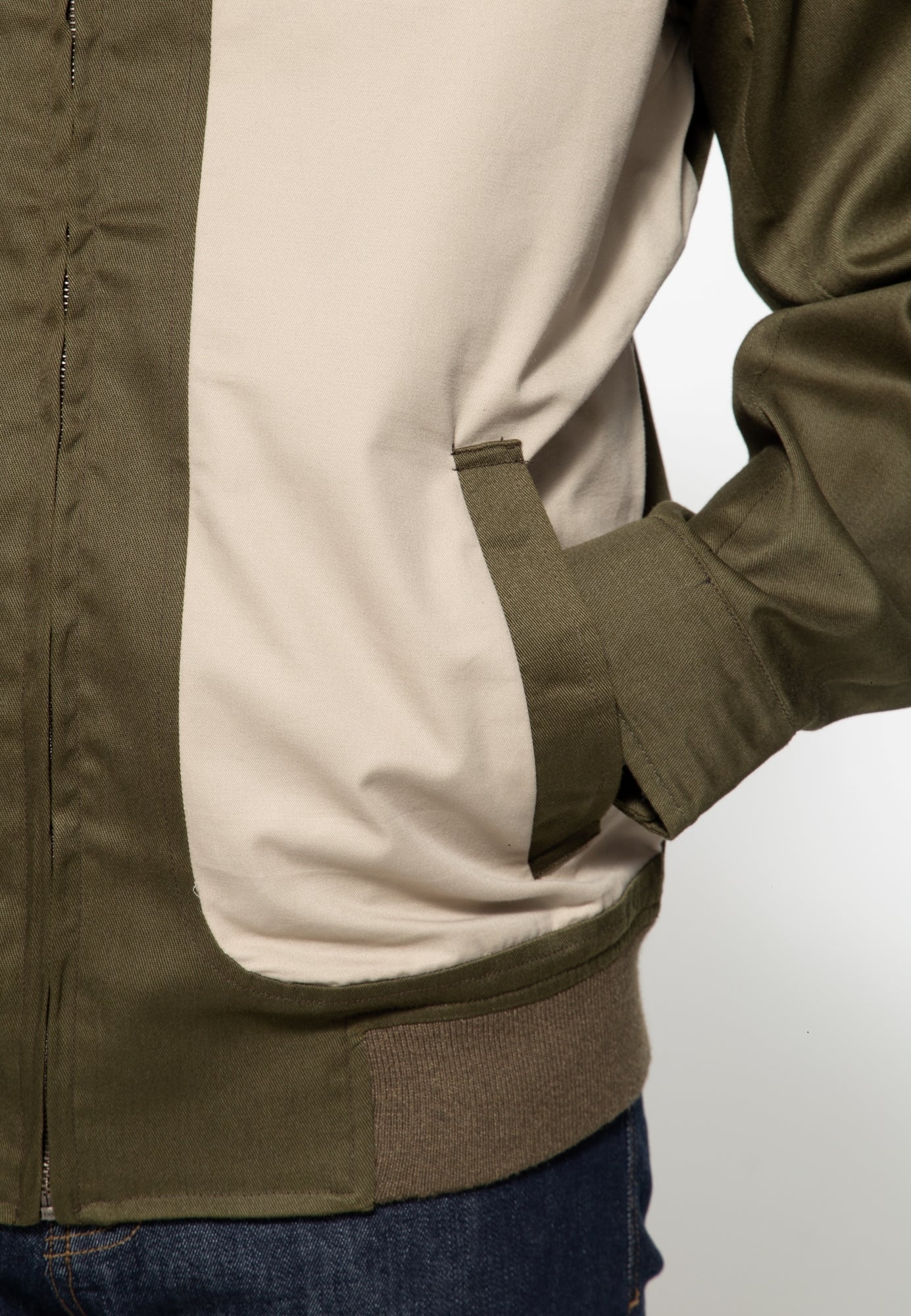 King Kerosin - Gabardine Jacke «Motorway Oils»