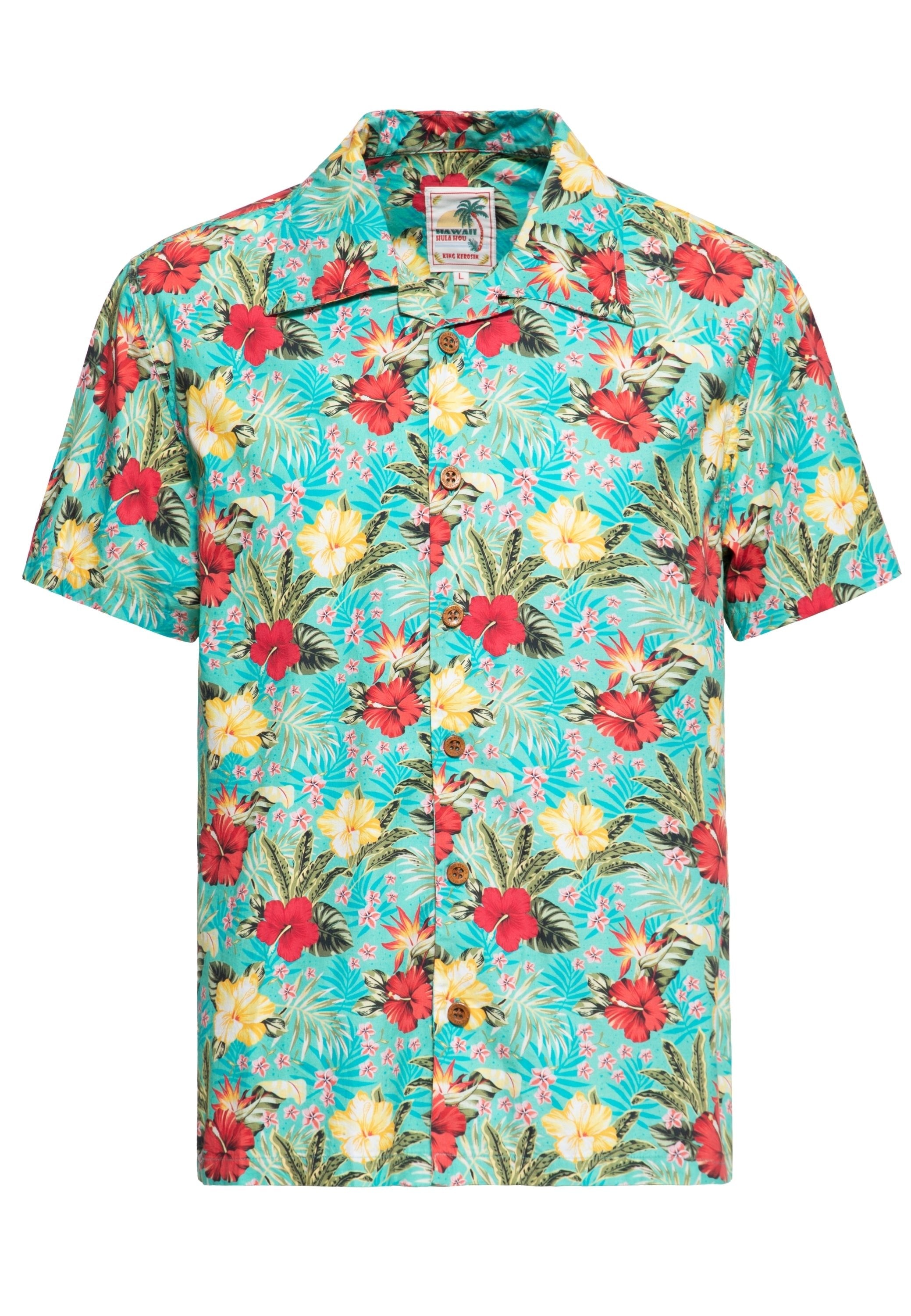 King Kerosin - Hawaiihemd aus Bio-Baumwolle