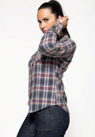 Queen Kerosin - Hemdbluse in Karo-Optik