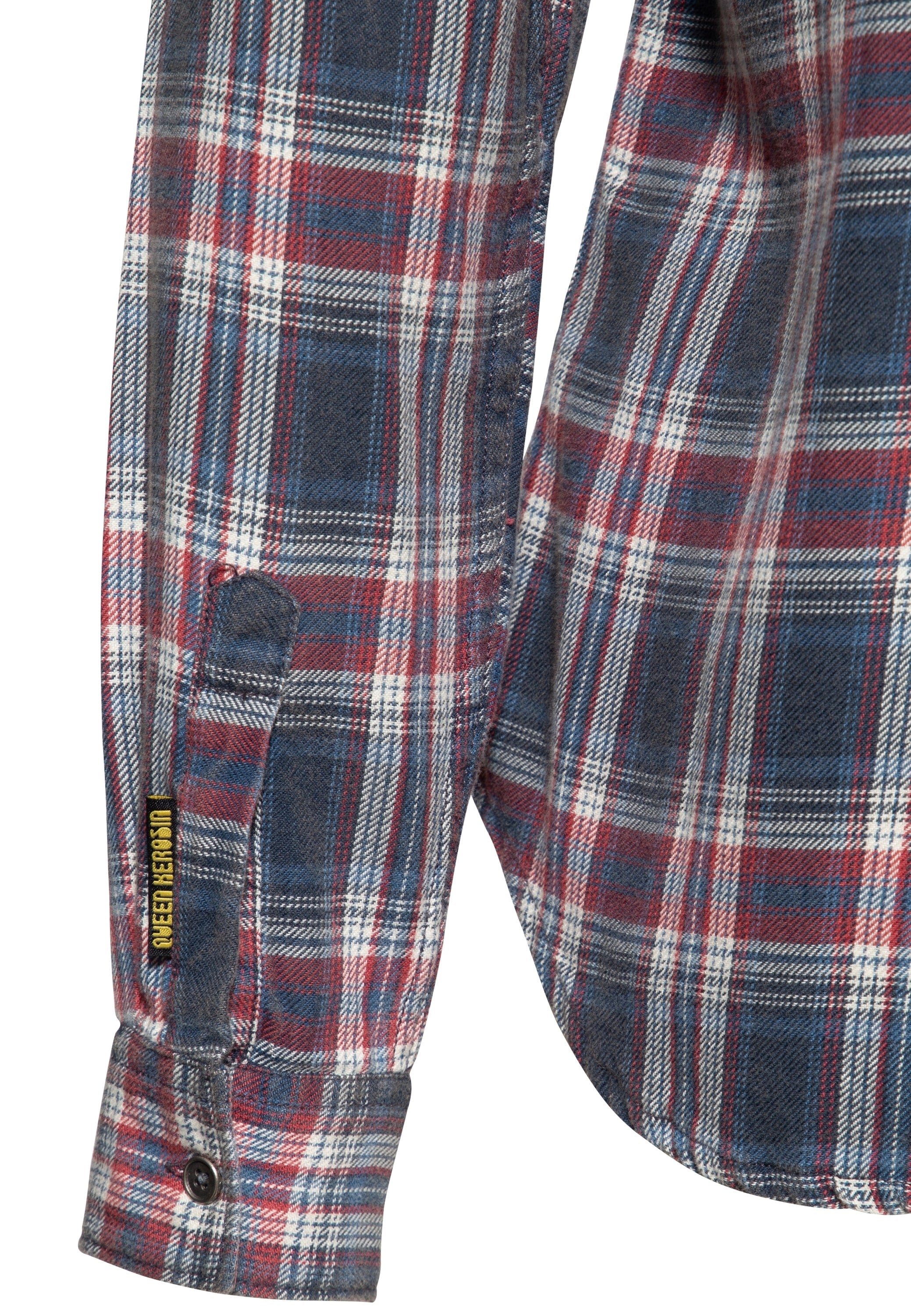 Queen Kerosin - Hemdbluse in Karo-Optik