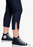 Queen Kerosin - High Waist Capri Jeanshose