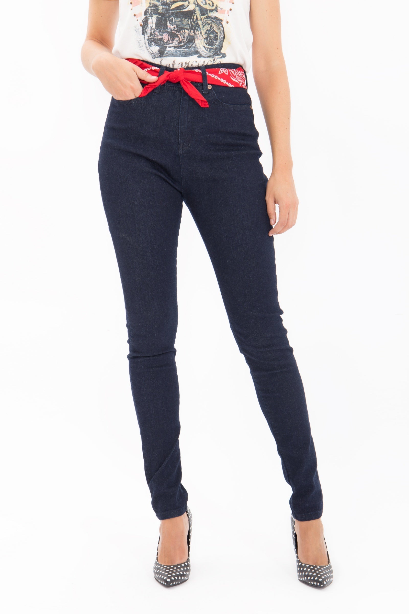 Queen Kerosin - High Waist Jeans Betty Fit «Betty Fit»