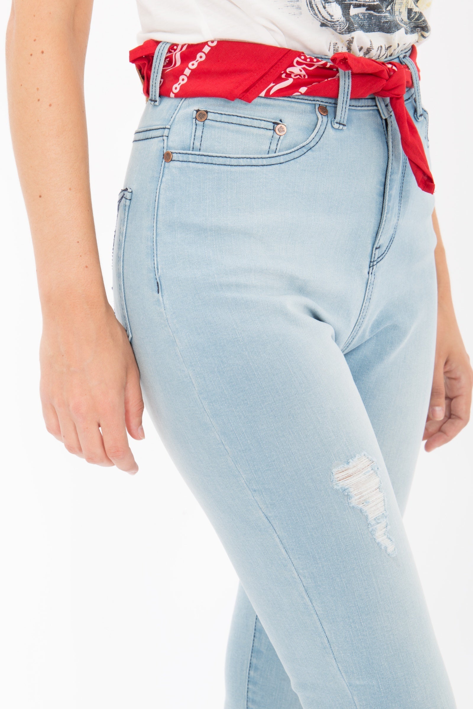 Queen Kerosin - High Waist Jeans Betty Fit «Betty Fit»