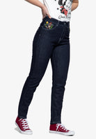 Queen Kerosin - High Waist Jeanshose