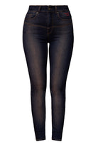 Queen Kerosin - High Waist Jeanshose im 5 Pocket Design «Betty»