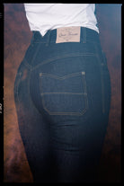 Queen Kerosin - High Waist Jeanshose im 5 Pocket Design «Betty»