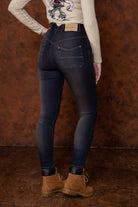 Queen Kerosin - High Waist Jeanshose im 5 Pocket Design «Betty»