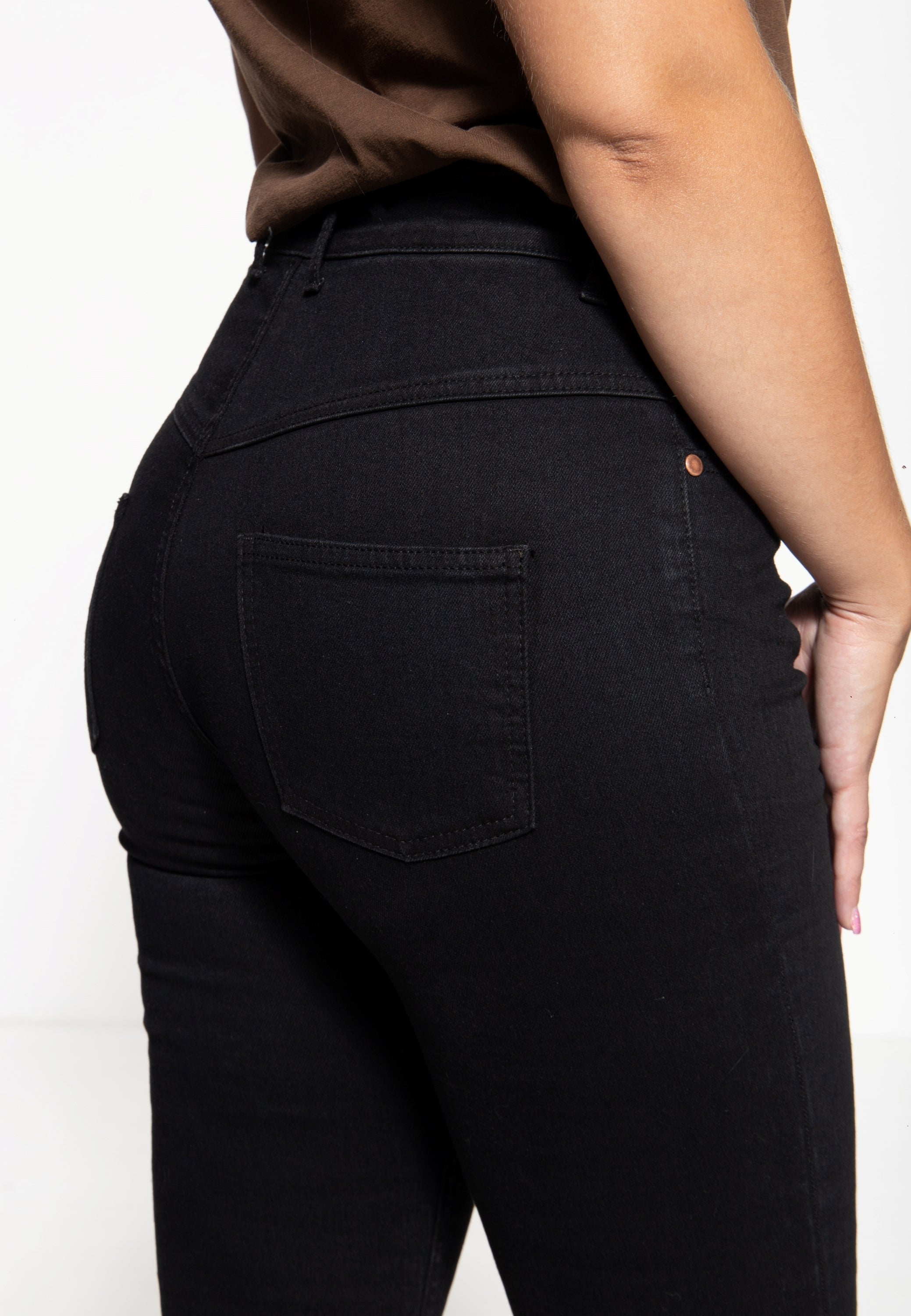 Queen Kerosin - High Waist Slim Fit Jeans «Betty»