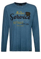 King Kerosin - Inside Oilwashed Longsleeve «Detroit Motor Service»