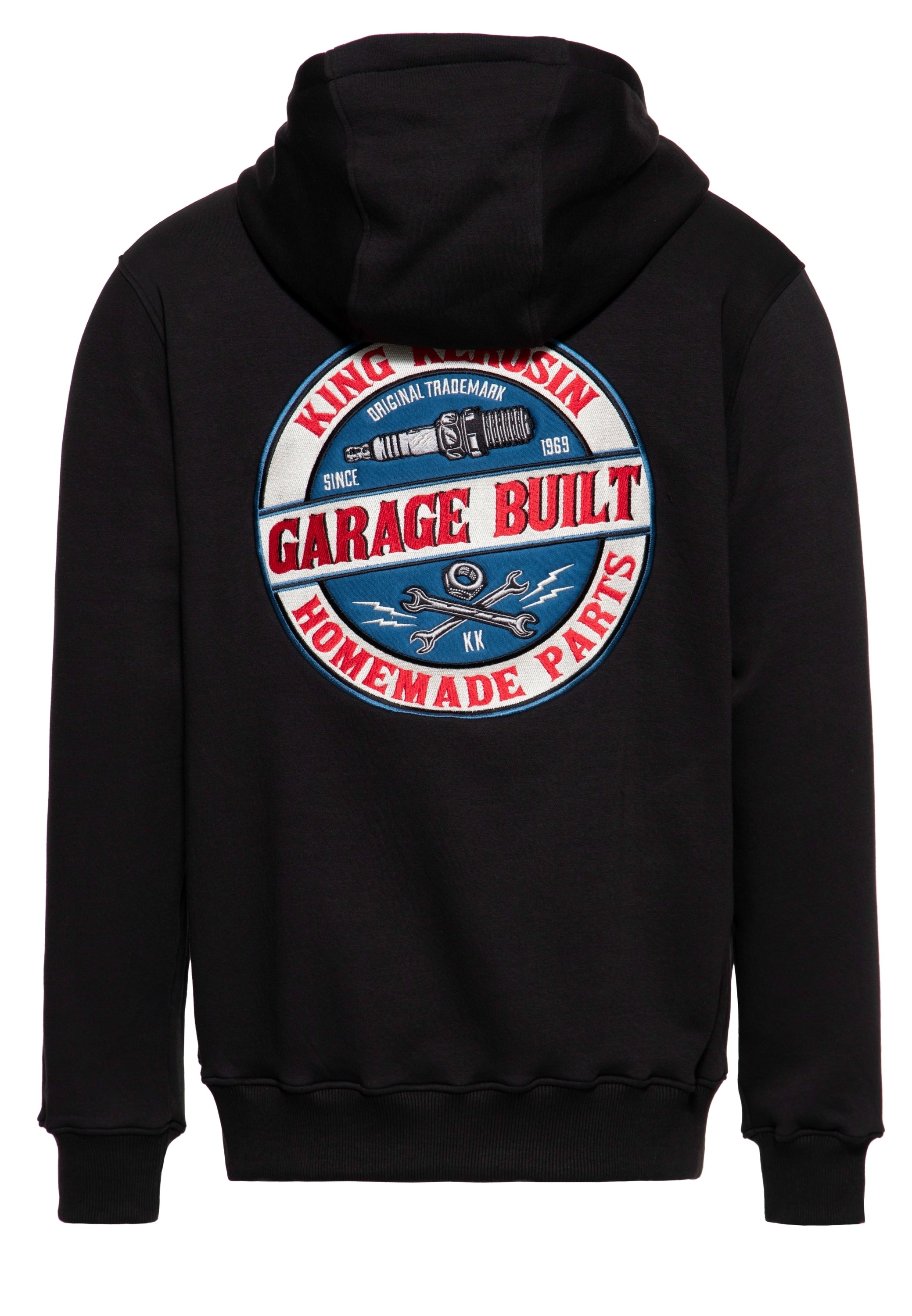 Kapuzen-Sweatjacke «Garage Built» - KING KEROSIN
