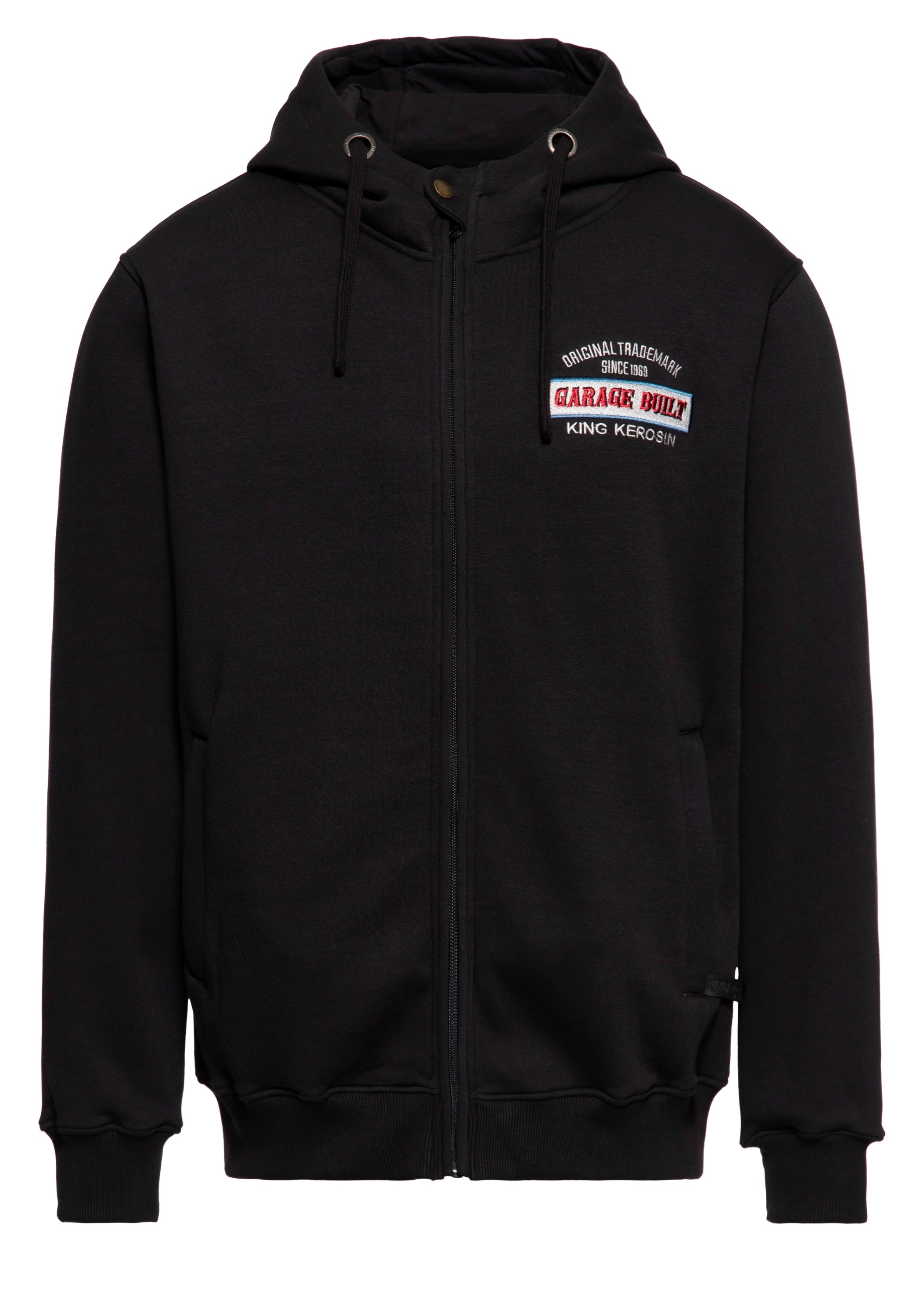 Kapuzen-Sweatjacke «Garage Built» - KING KEROSIN