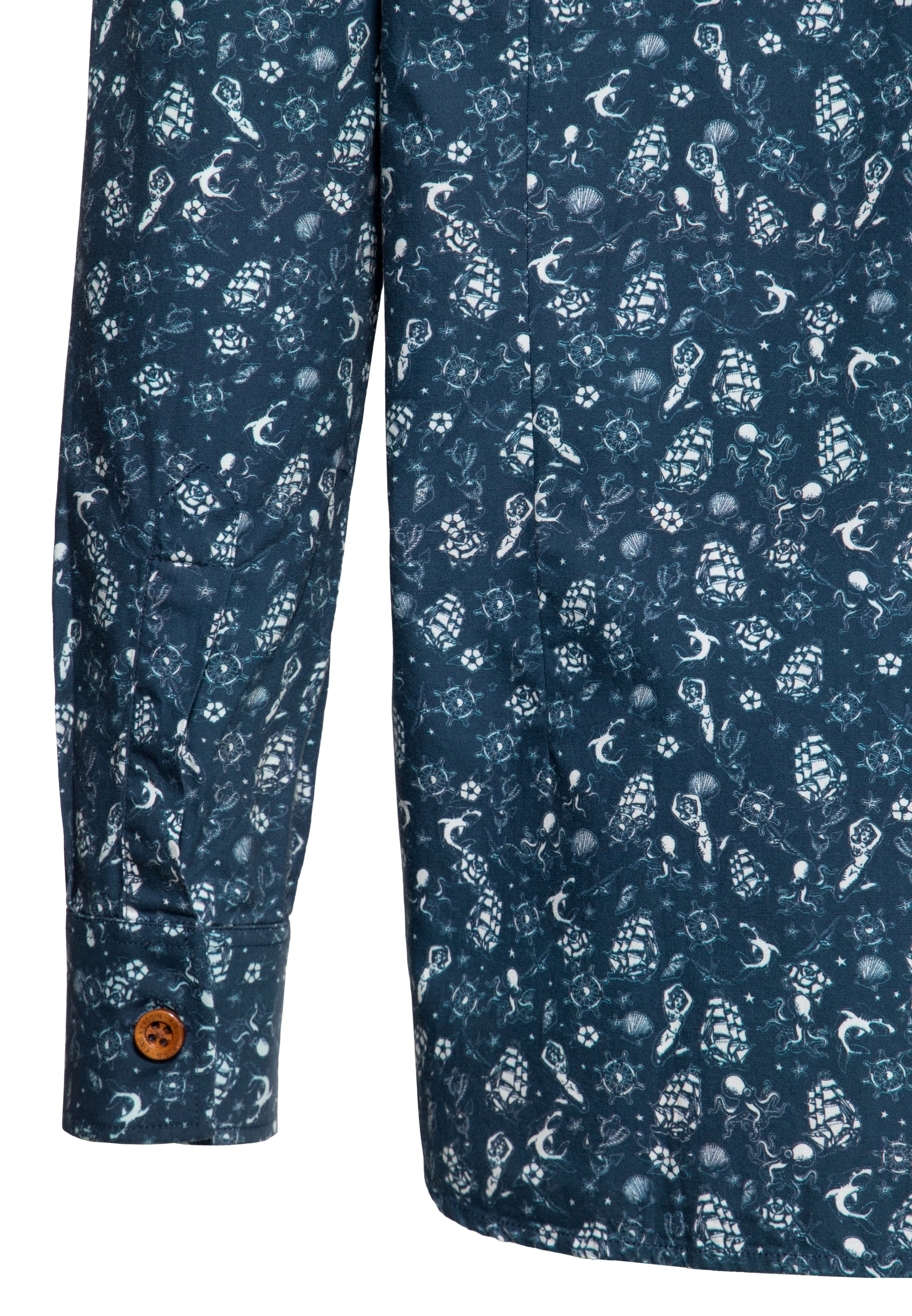 King Kerosin - Langarm Hemd «Sailor-Tattoos»