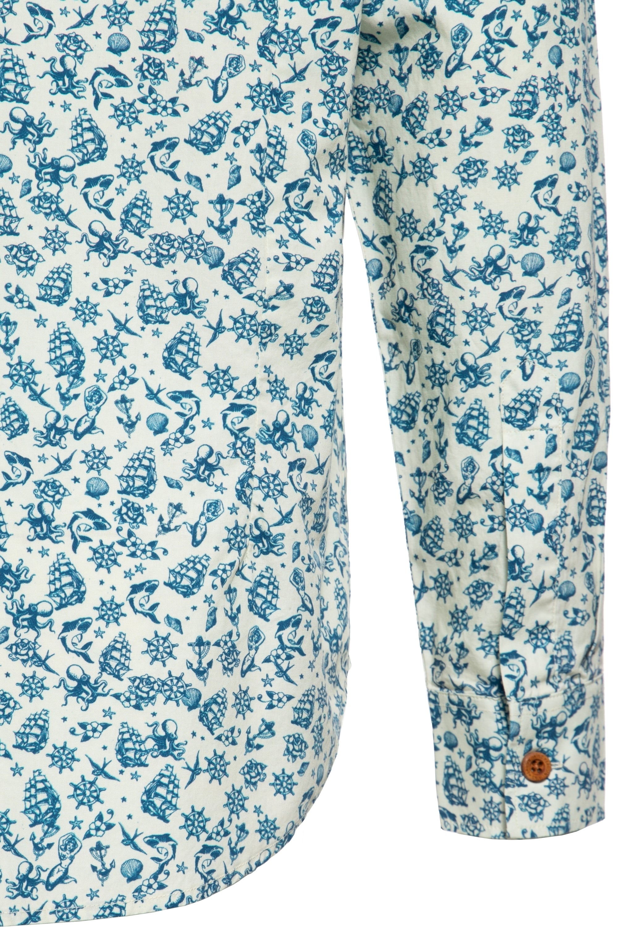 King Kerosin - Langarm Hemd «Sailor-Tattoos»