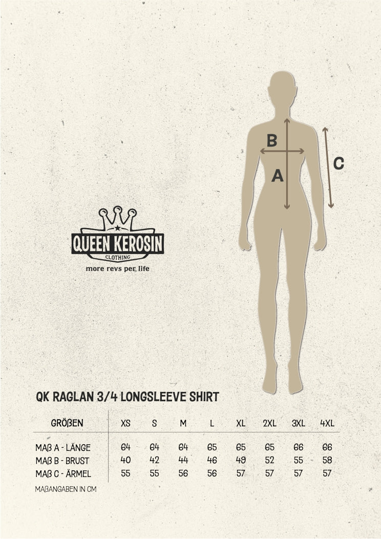 Langarmshirt «Rock'n' Roll Rebel Queen» - KING KEROSIN