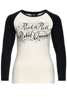 Langarmshirt «Rock'n' Roll Rebel Queen» - KING KEROSIN