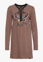 Loose Fit Longshirt «Wild Ones Ride Free» - KING KEROSIN