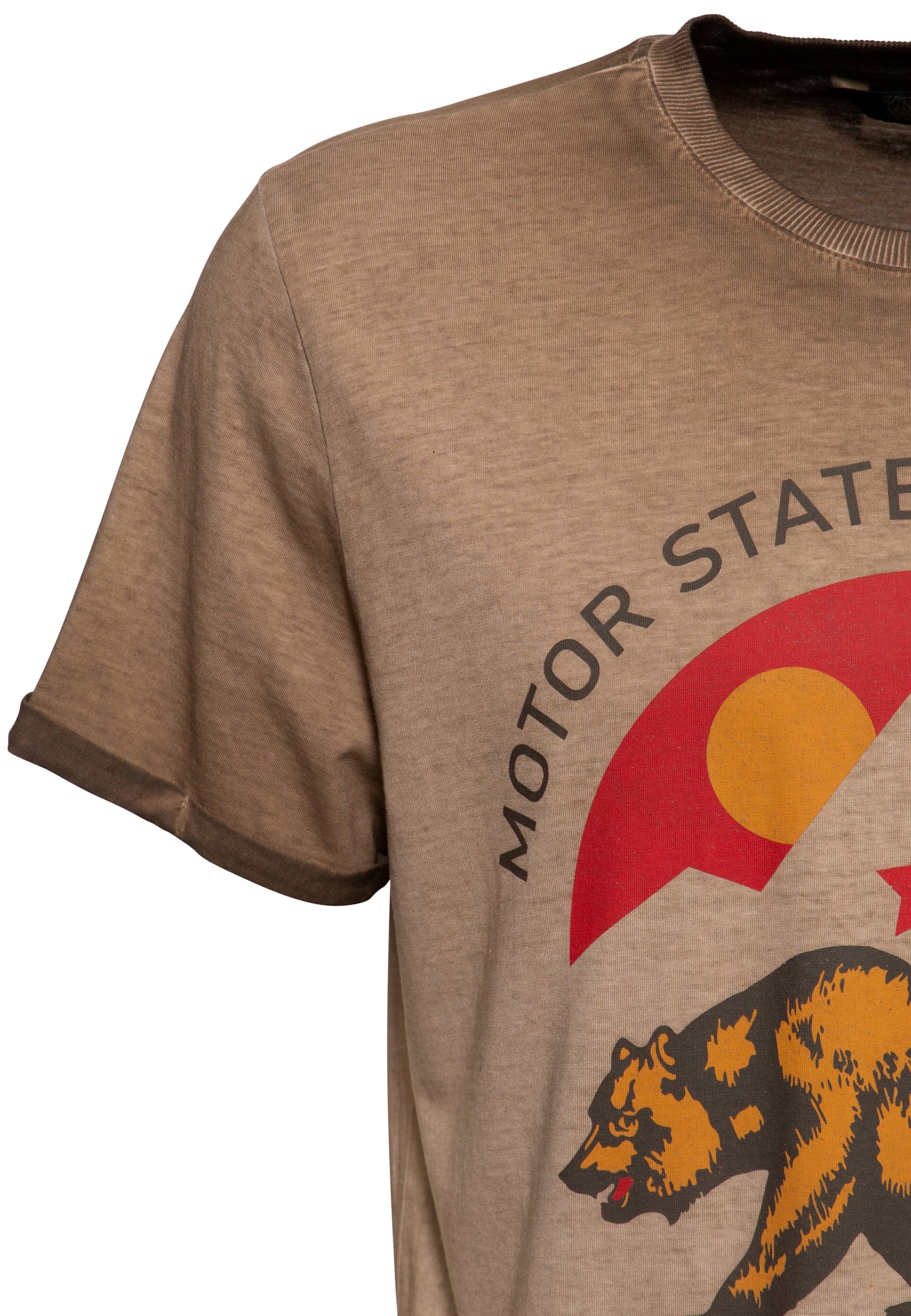 King Kerosin - Oilwash T-Shirt «Motor State California»