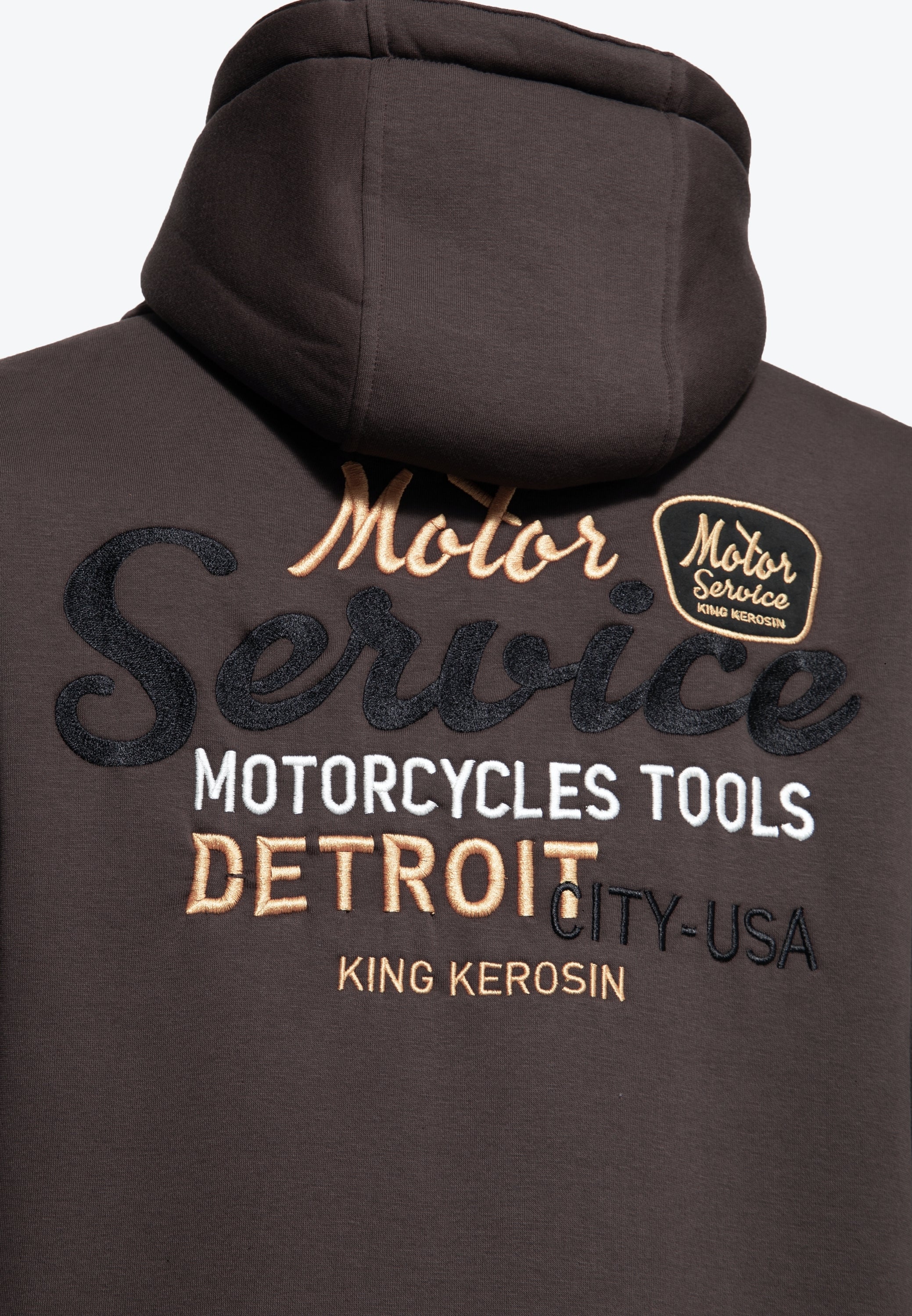 King Kerosin - Outdoor Sweatjacke «KK Adventure Gear - Detroit Motor Service»