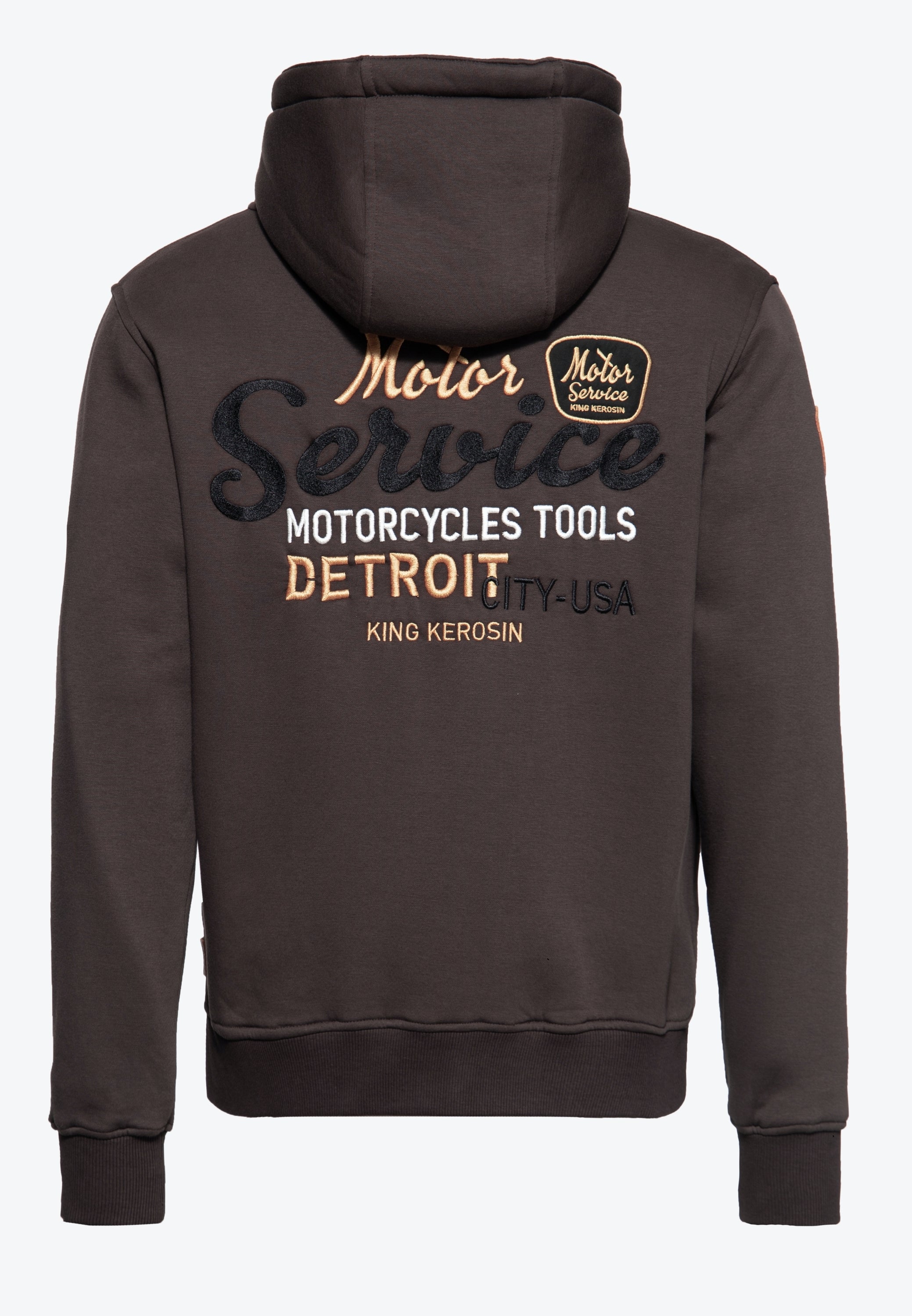 King Kerosin - Outdoor Sweatjacke «KK Adventure Gear - Detroit Motor Service»