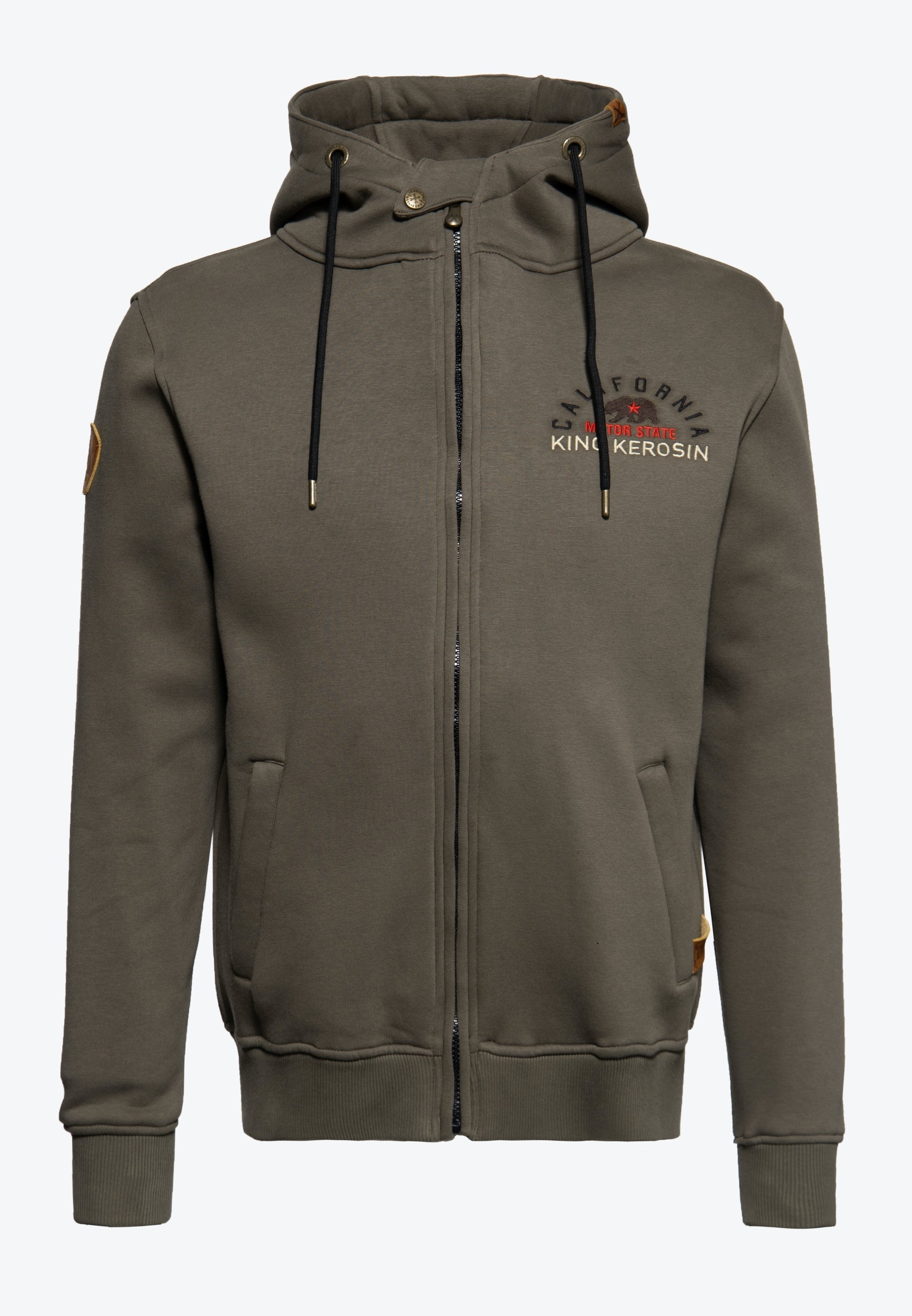 King Kerosin - Outdoor Sweatjacke «KK Adventure Gear - Motor State California»