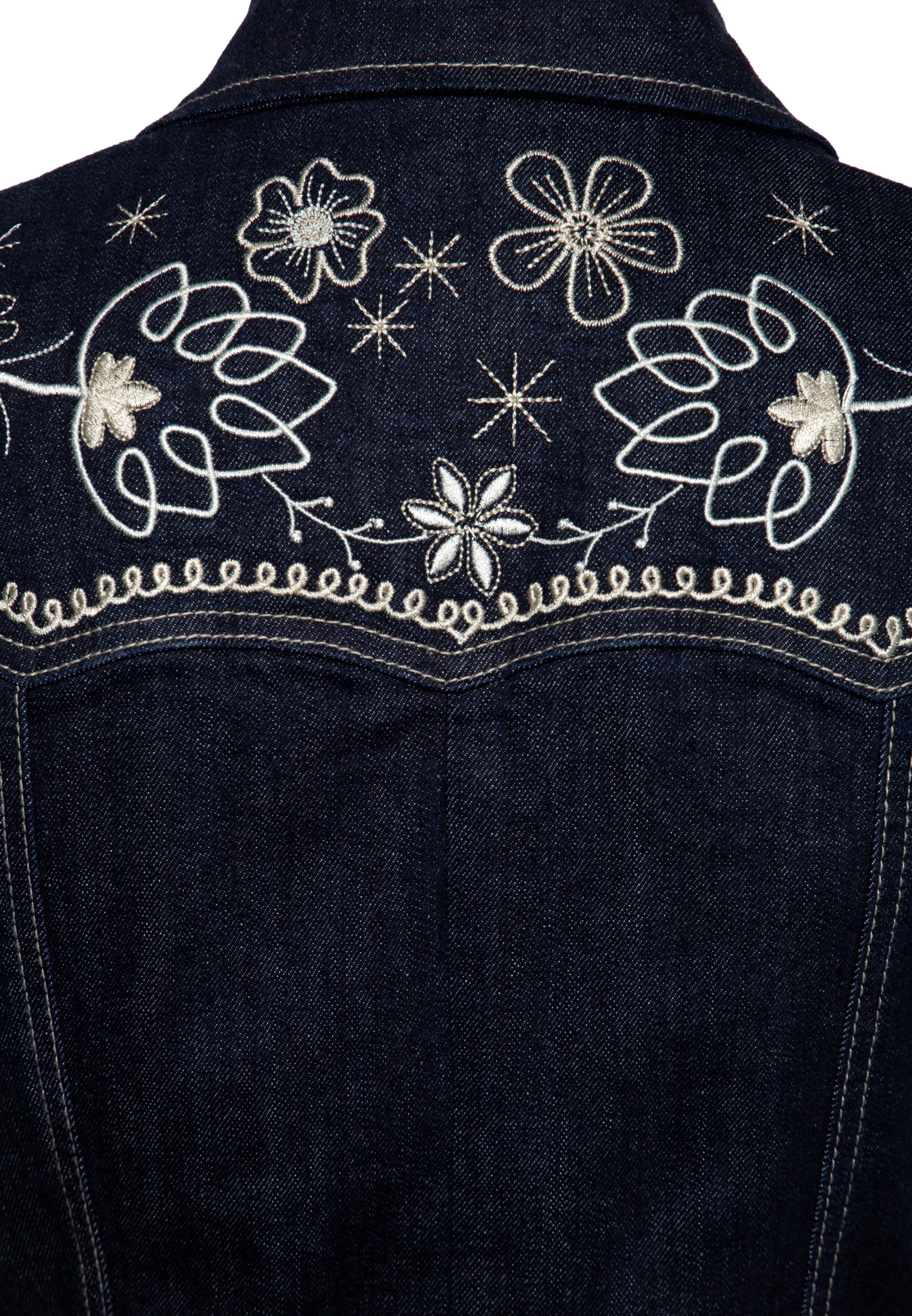 Pencil Kleid mit Stickereien - KING KEROSIN