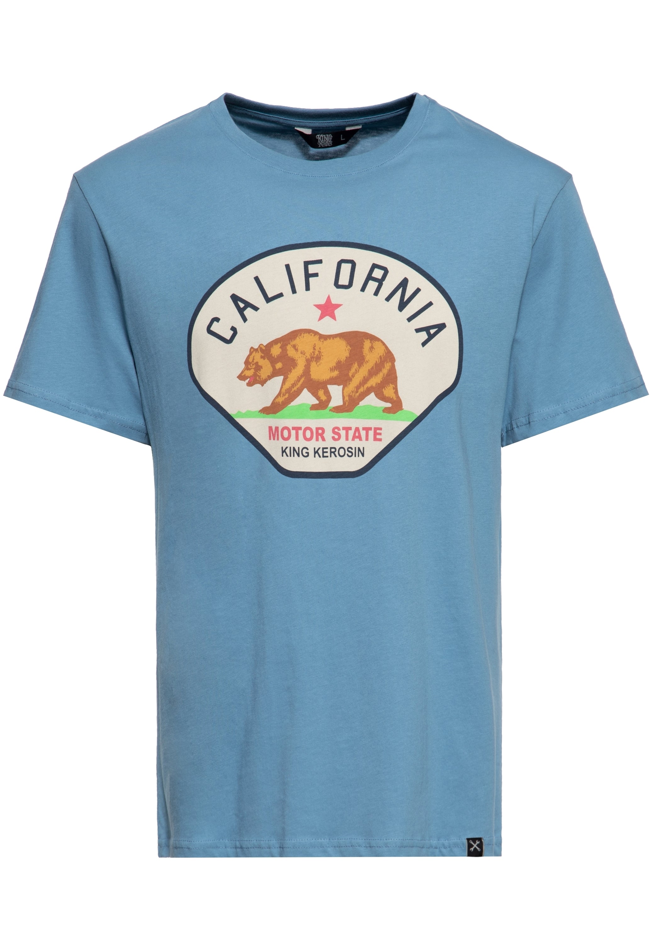 Print T-Shirt «California Motor State» - KING KEROSIN