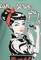 Print T-Shirt «I can serve you» - KING KEROSIN