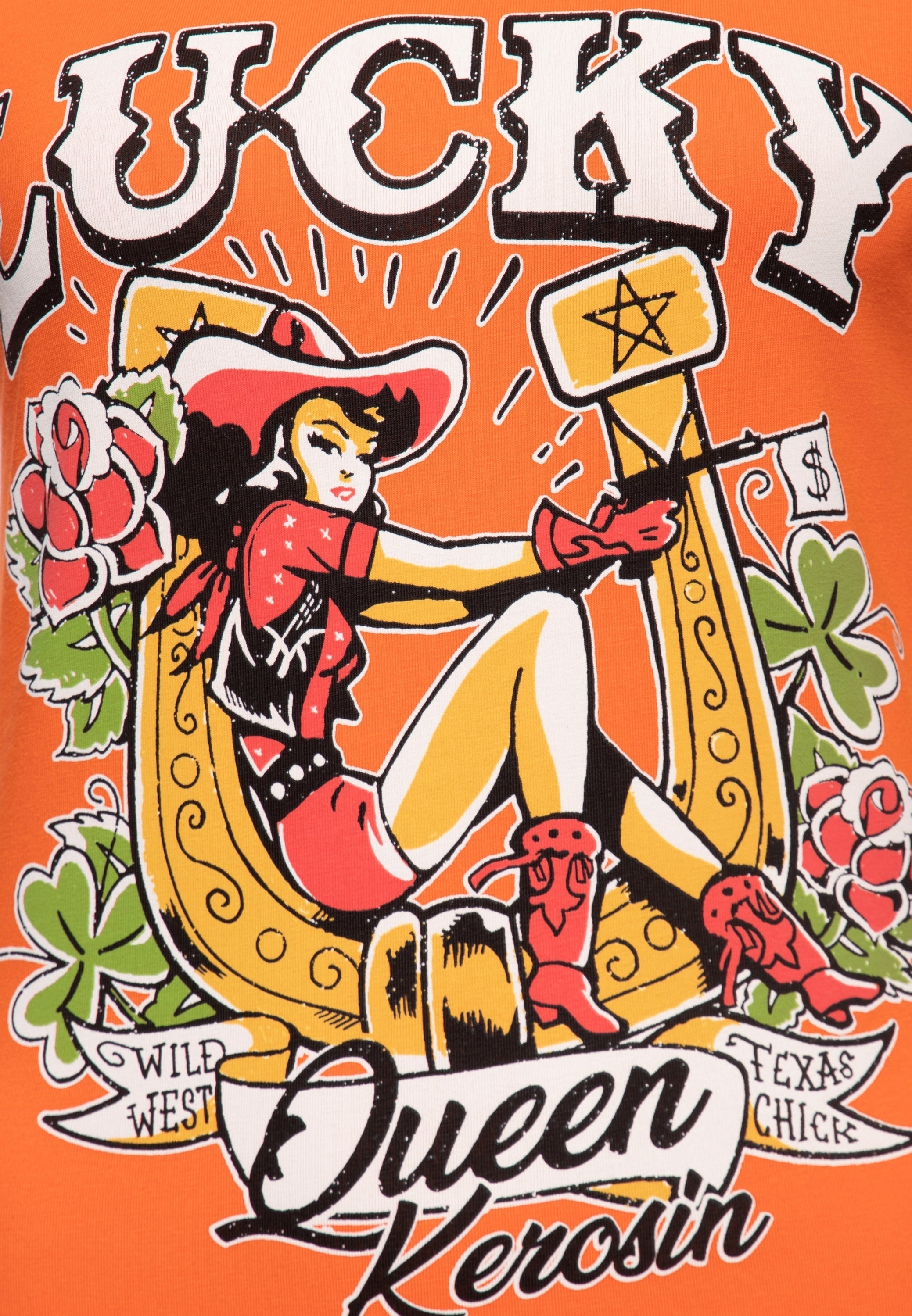 Print T-Shirt «Lucky» - KING KEROSIN