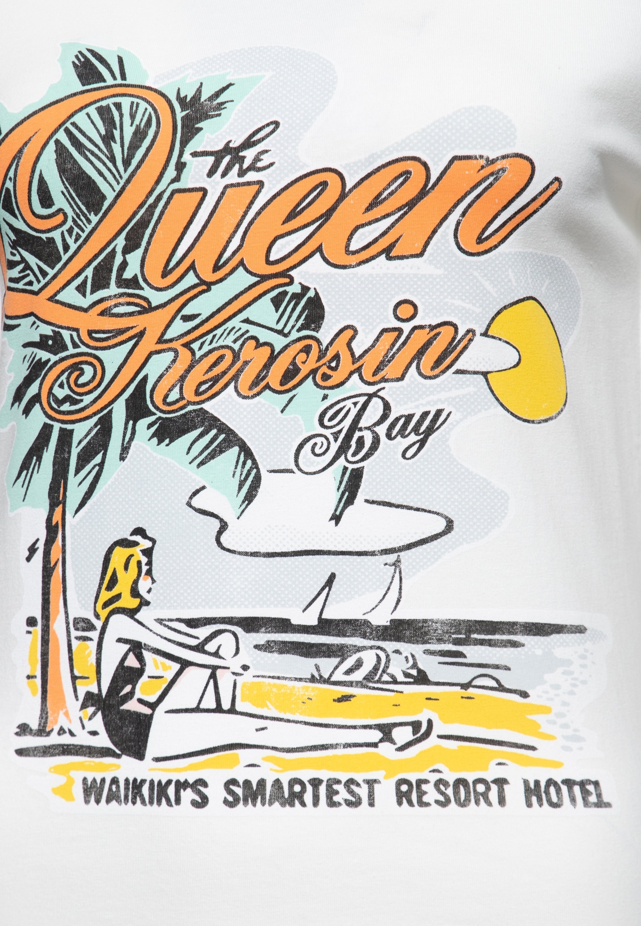 Print T-Shirt «Queens Bay» - KING KEROSIN