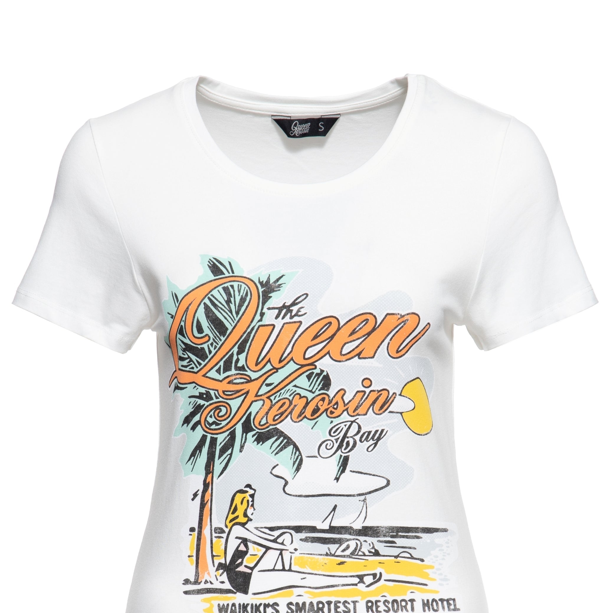 Print T-Shirt «Queens Bay» - KING KEROSIN