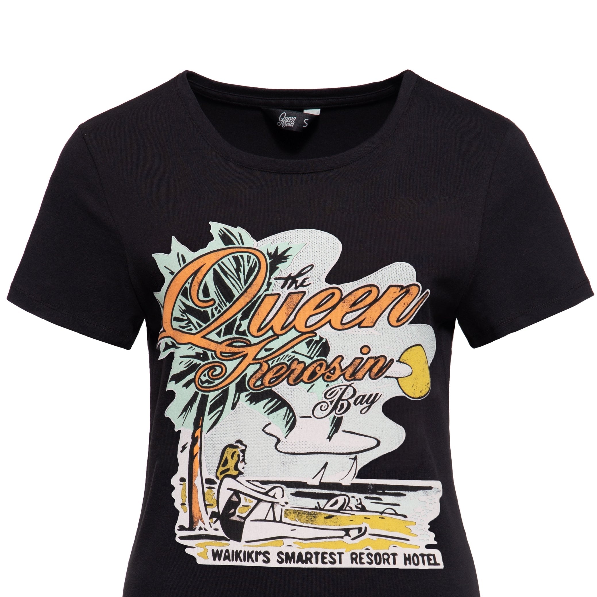 Print T-Shirt «Queens Bay» - KING KEROSIN