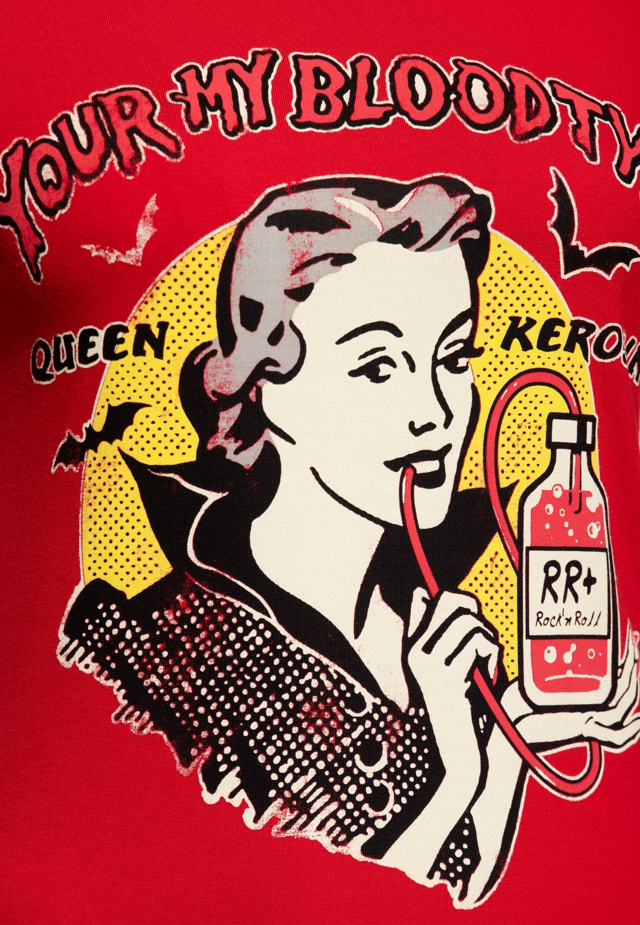 Print T-Shirt «You're my blood type» - KING KEROSIN