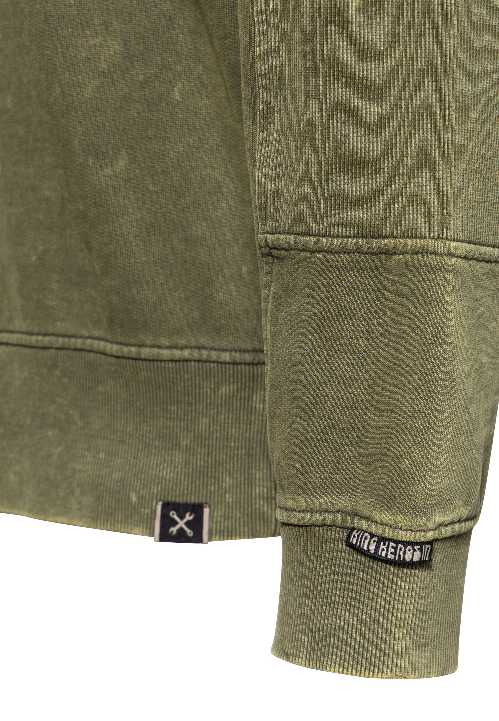 Pullover acid washed «Psychedelic Custom Chopper» - KING KEROSIN