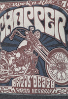 Queen Kerosin - Sleveless Enzymewash Shirt «Chopper 1974»