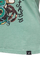 Queen Kerosin - Sleveless Enzymewash Shirt «Snake Girl»