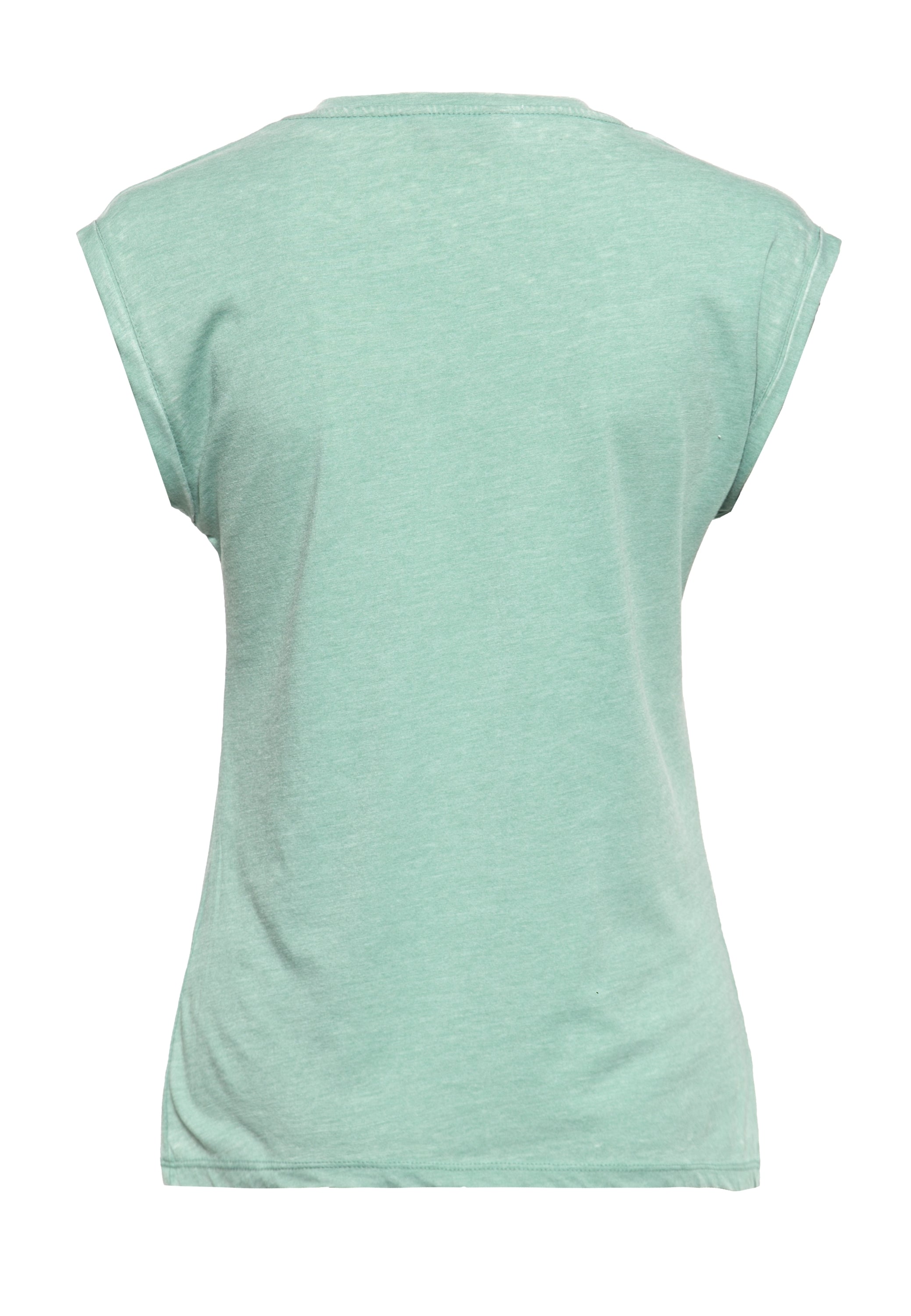 Queen Kerosin - Sleveless Enzymewash Shirt «Snake Girl»