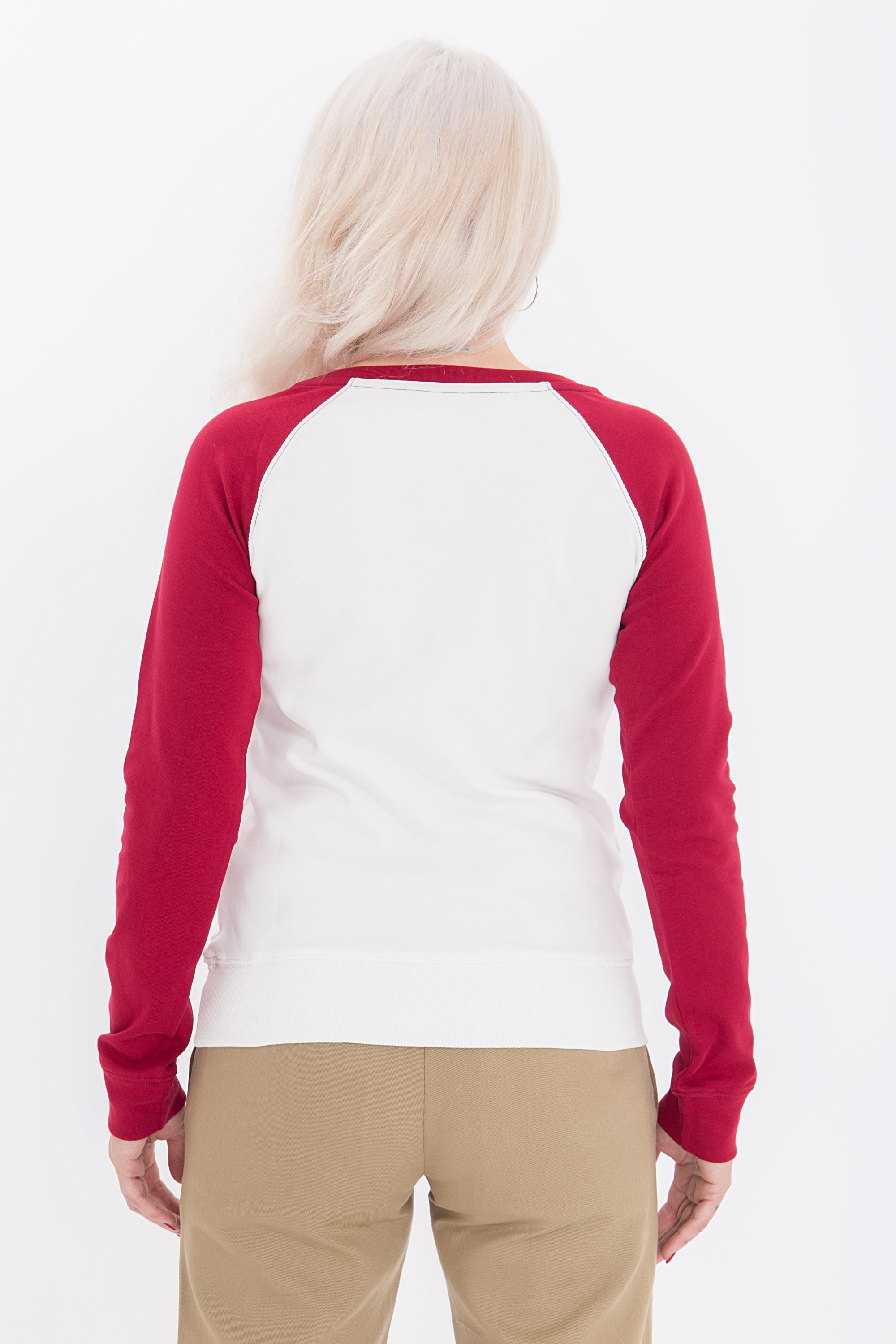 Queen Kerosin - Sweater in Two-Tone Optik «Tijuana Mexico»