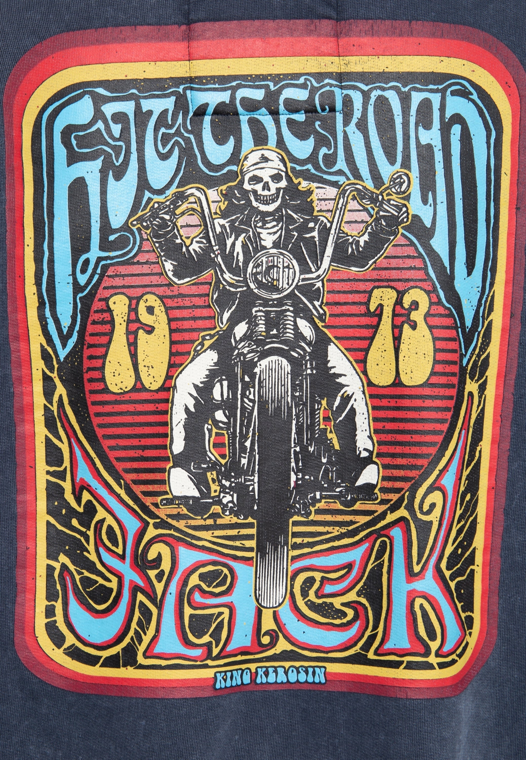 King Kerosin - Sweatjacke Acidwash «Hit The Road Jack»