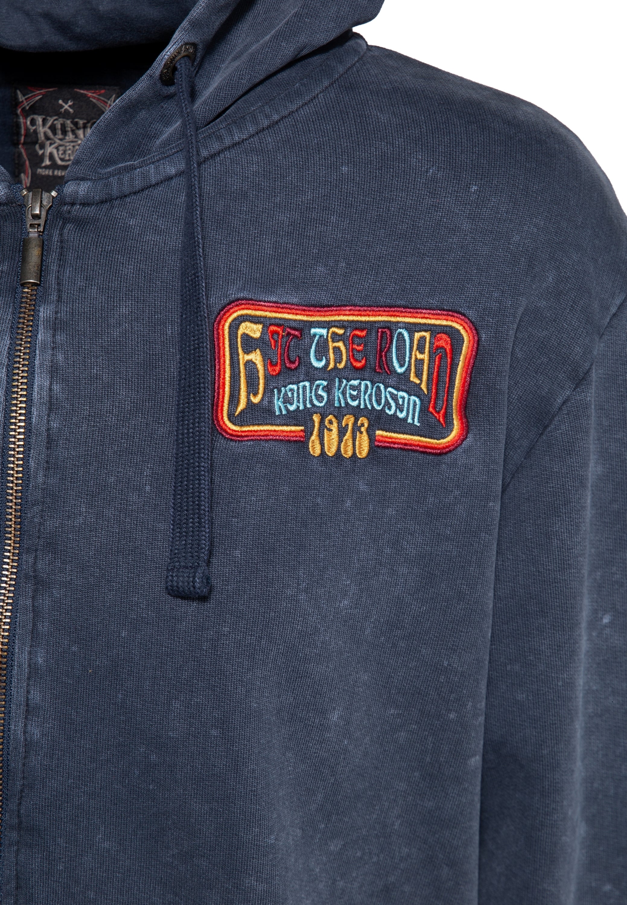 King Kerosin - Sweatjacke Acidwash «Hit The Road Jack»