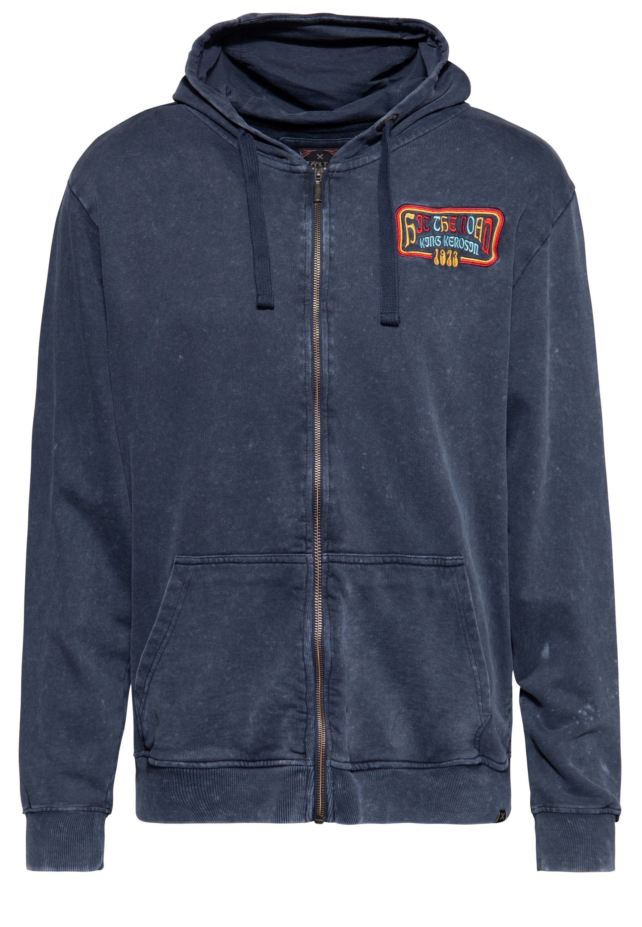 King Kerosin - Sweatjacke Acidwash «Hit The Road Jack»